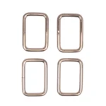 Go Handmade Anello Quadrato Argento