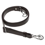 Go Handmade Tracolla per Borsa 130 cm, 25 mm, Nero, Argento