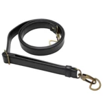 Go Handmade Tracolla per Borsa 130 cm, 25 mm, Nero, Bronzo