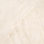 DROPS Brushed Alpaca Silk 01 Panna (Uni Colour)