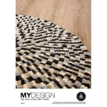 Tappeto moderno multicolore in Mayflower Ribbon