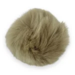Pompon Kaninhår 6 cm natur
