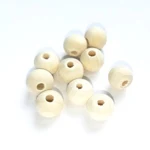 Perline in legno LindeHobby - 8, 10, 14, 18, 25 e 35 mm (10 pezzi)