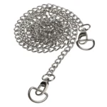 Go Handmade Tracolla per Borsa Catena in Metallo, 120 cm Argento