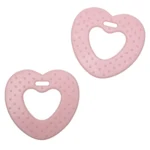Go Handmade Bidehjerte (2 stk) 22034 Lys Pink