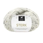 Du Store Alpakka Sterk 929 Tweed bianco