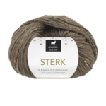 Du Store Alpakka Sterk 933 Tweed marrone mélange