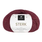 Du Store Alpakka Sterk 892 Rosso intenso screziato