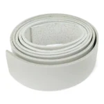 Cinturino in pelle HobbyArts, 115 cm, bianco