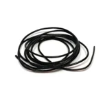 HobbyArts Cordino in pelle, 1 m, Nero 1.00 mm