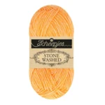 Scheepjes Stone Washed 842 Orange Calcite