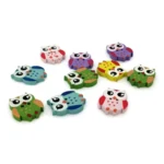 HobbyArts Pulsanti Gufo, 10 pezzi