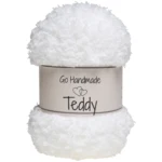 Go Handmade Teddy 17379 Bianco