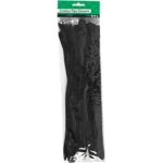 Chenille, 15mm, 30cm, 15stk Sort
