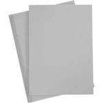 Karton A4, 210 x 297 mm, 20 ark Stålgrå