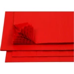 Carta a fisarmonica Rosso