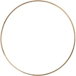 Metalring, Guld, 3 mm, 1 stk 20 cm