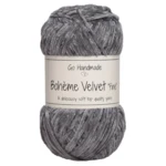 Go Handmade Bohème Velvet Fine 17605 Grigio scuro