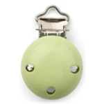 HobbyArts Clip Portaciuccio in Legno, rotonda, 1 pz. Verde