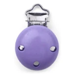 HobbyArts Clip Portaciuccio in Legno, rotonda, 1 pz. Viola