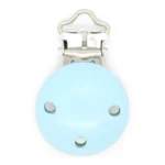 HobbyArts Clip Portaciuccio in Legno, rotonda, 1 pz. Azzurro