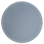 Go Handmade Base per Borsa/Cesta, Pelle PU, Rotonda, 30 cm 22400 Blu