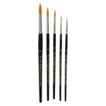 Gold Line Pensler Rund 2-7 mm, 5 stk