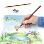 STAEDTLER Noris Club Matite colorate + Matita e gomma, 12 + 2 pezzi – Applicazione