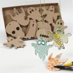 Halloween ophæng, 7-10 cm, 60  stk