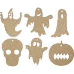 Halloween ophæng, 7-10 cm, 60 stk