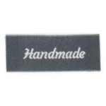 HobbyArts Labels, Mørkegrå, 5 stk Handmade