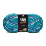 Mayflower Sock Yarn Universe Mars 05 Blu cobalto/Bianco/Rosa/Verde/Blu petrolio