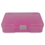 Plastboks med låg Pink 14,5 x 10 cm, 5 rum