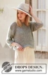 210-17 City Streets Sweater by DROPS Design