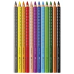 Faber-Castell Jumbo Grip acquerello triangolare 12 pz