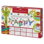Faber-Castell Tusser Connector 60 tusser + 10 Postkort Gaveæske