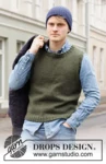 219-1 Georgetown Vest by DROPS Design