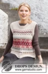 217-2 Mistletoe Muse Vest by DROPS Design