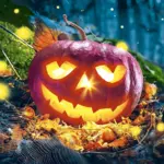 Tovaglioli, Halloween, 33x33 cm, 20 pz. Zucca