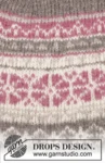 164-6 Sweet Winter Poncho by DROPS Design