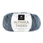 Du Store Alpakka Tweed 104 Blu