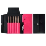 Pony Perfect Udskiftbare Rundpindesæt Sort/Pink Etui