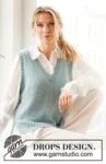 220-43 Audrey Vest by DROPS Design