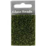 Rocailles, perline in vetro 1,7 mm Erba verde
