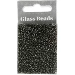 Rocailles, perline in vetro 1,7 mm Grigio-verde