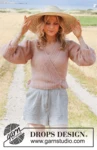 222-8 Peaches and Cream Jacket by DROPS Design