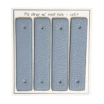 Go Handmade Remme til nitter, 8,5 x 1,8 cm, 4 stk Blå
