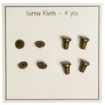 Go Handmade Skruenitter 10mm, 4stk, Bronze