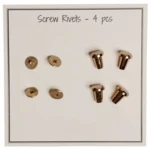Go Handmade Skruenitter 10mm, 4stk, Guld