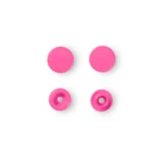 Prym Bottoni a Pressione in Plastica, 30 pz Pink